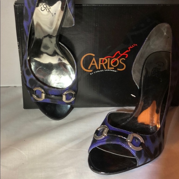 Carlos Roulette-Blue size 10 Royal Cheetah - Picture 6 of 6